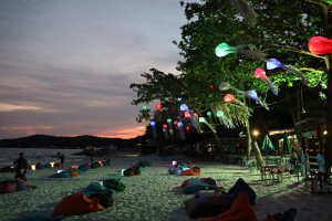 Turismo de Tailandia - Playa Samet por la noche
